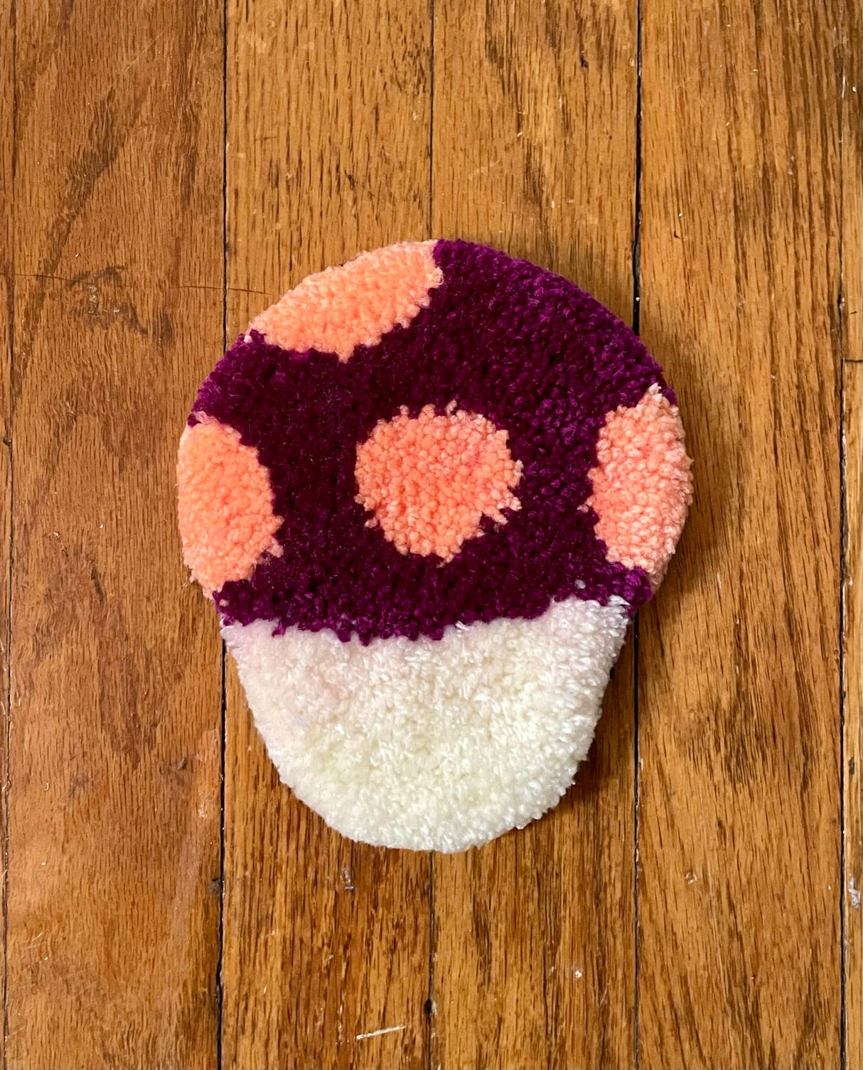 Mushroom Mug Rug Coaster