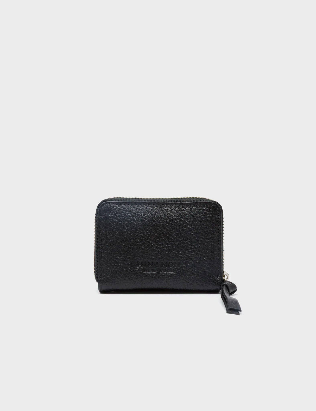 Frodo Black Leather Zip Around Wallet - Look Up π