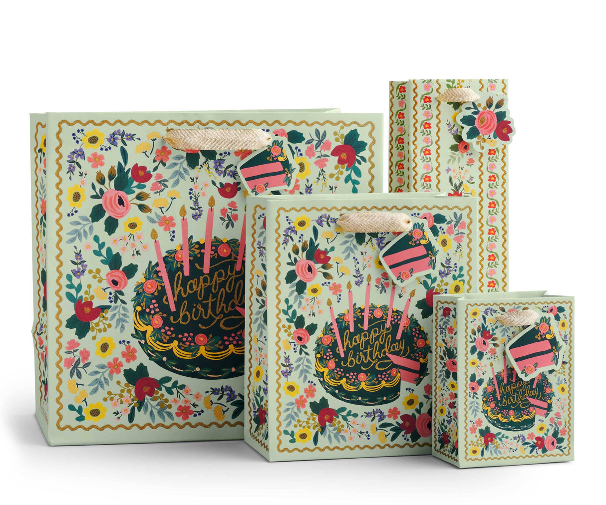 Floral Cake Gift Bag