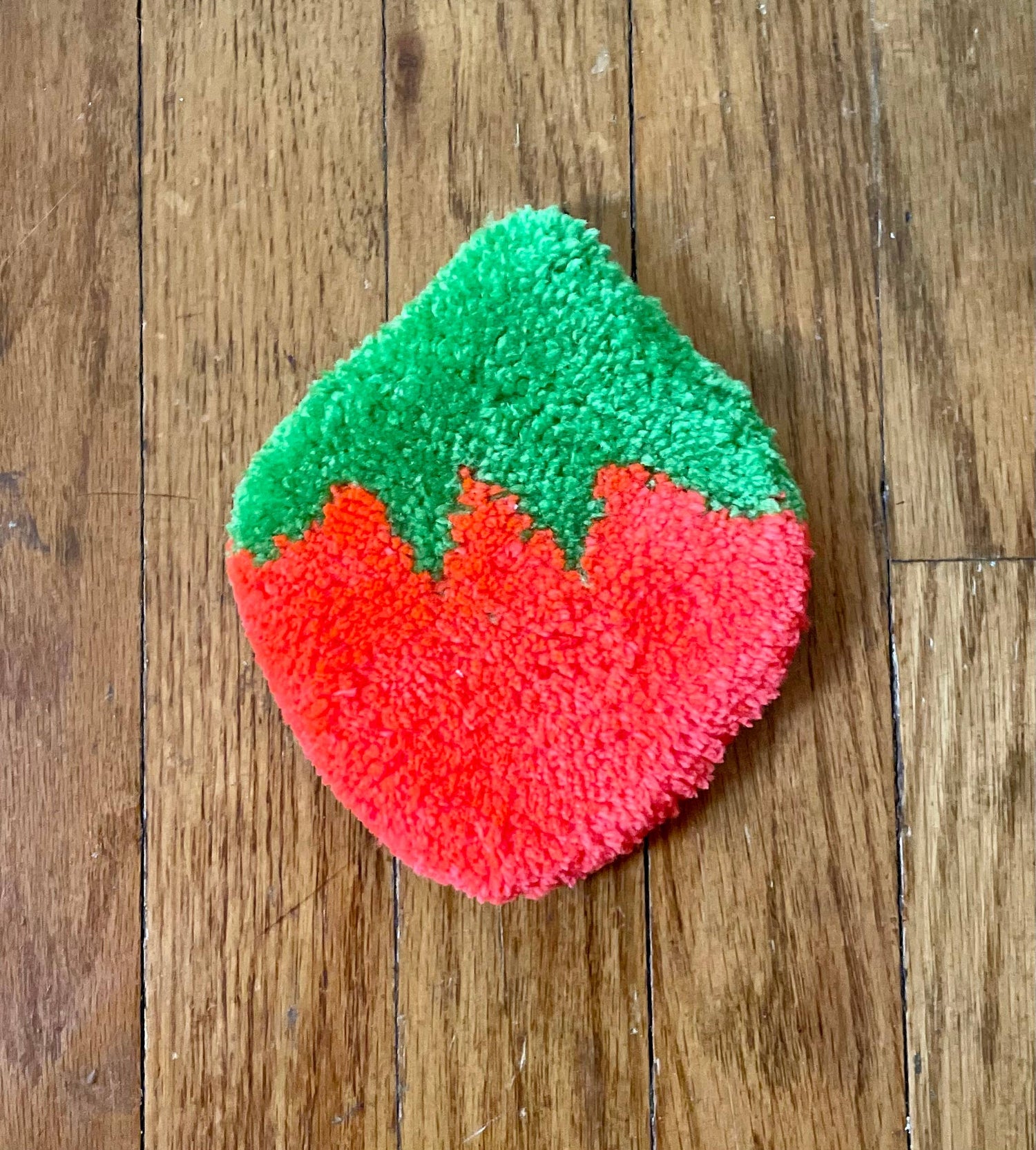 Strawberry Mug Rug Coaster