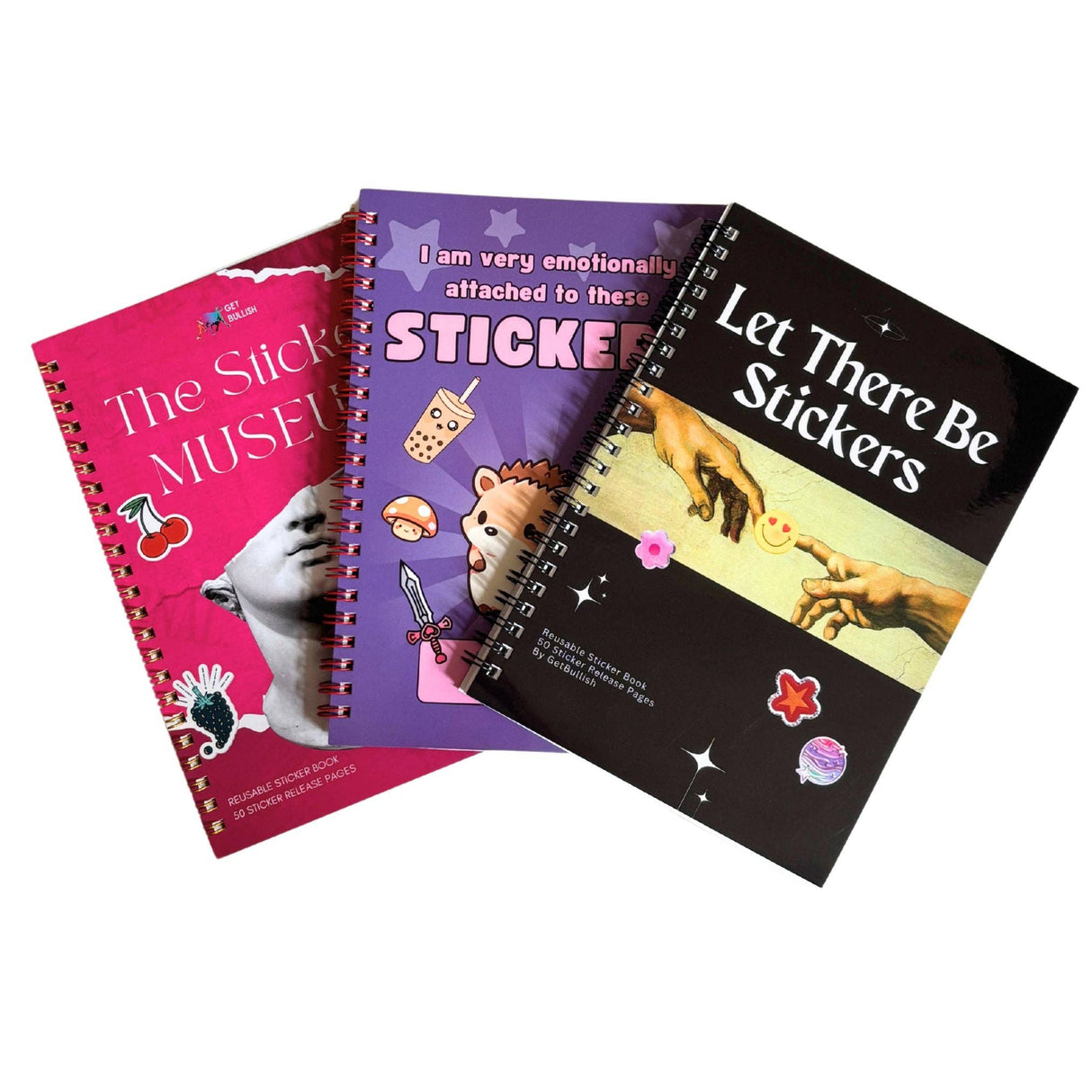 Emotionally Attached Reusable Sticker Storage Book