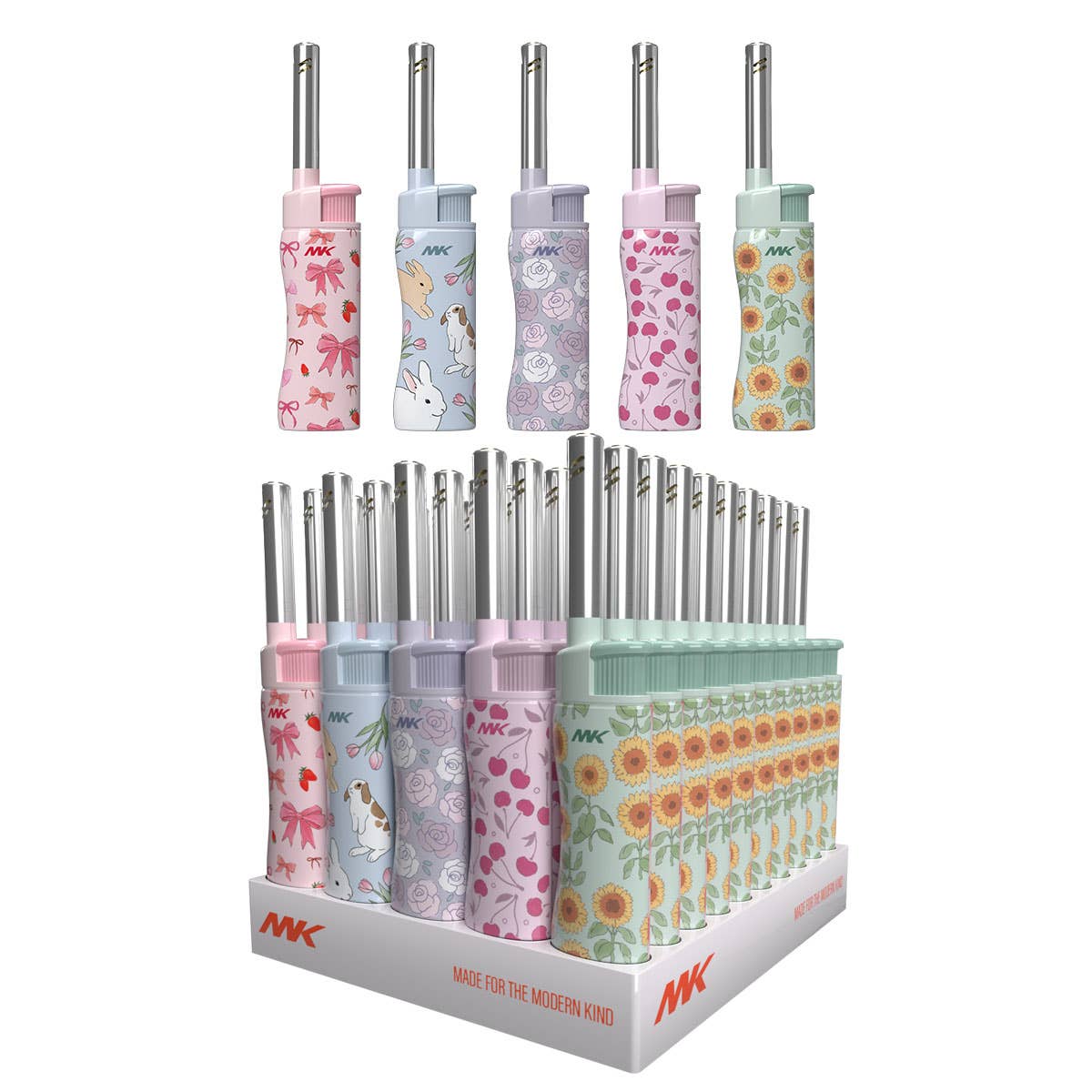 MK Lighter Range Series, Charm Set, Windproof Flame 50PC