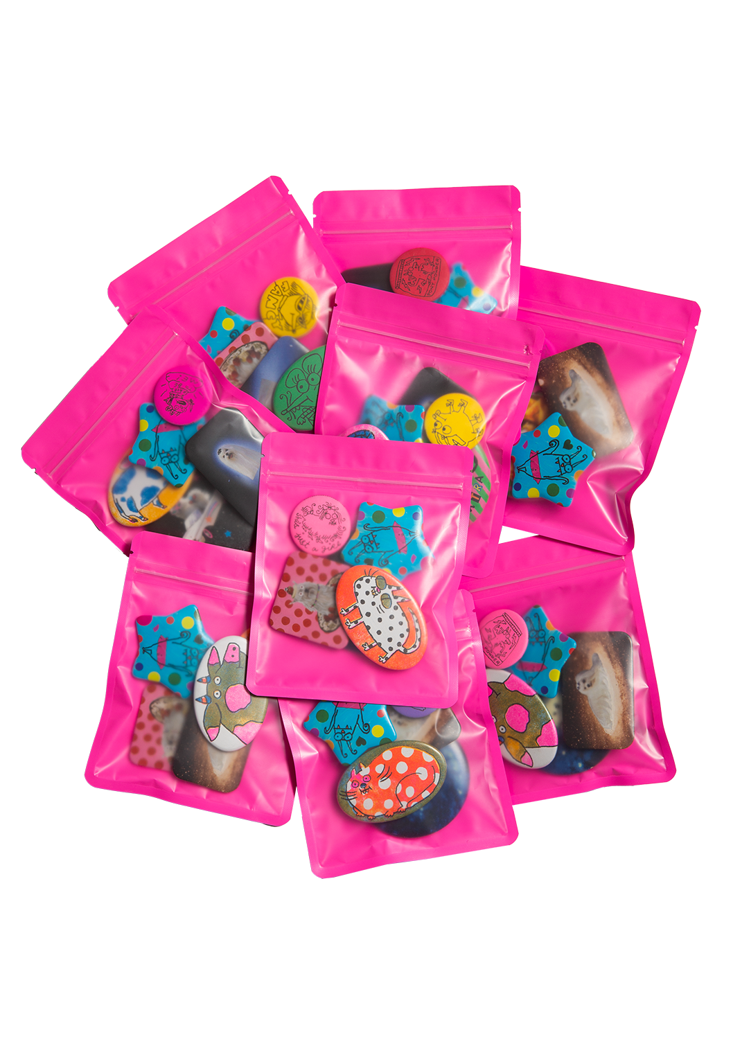 Chaos Mode Button Bag