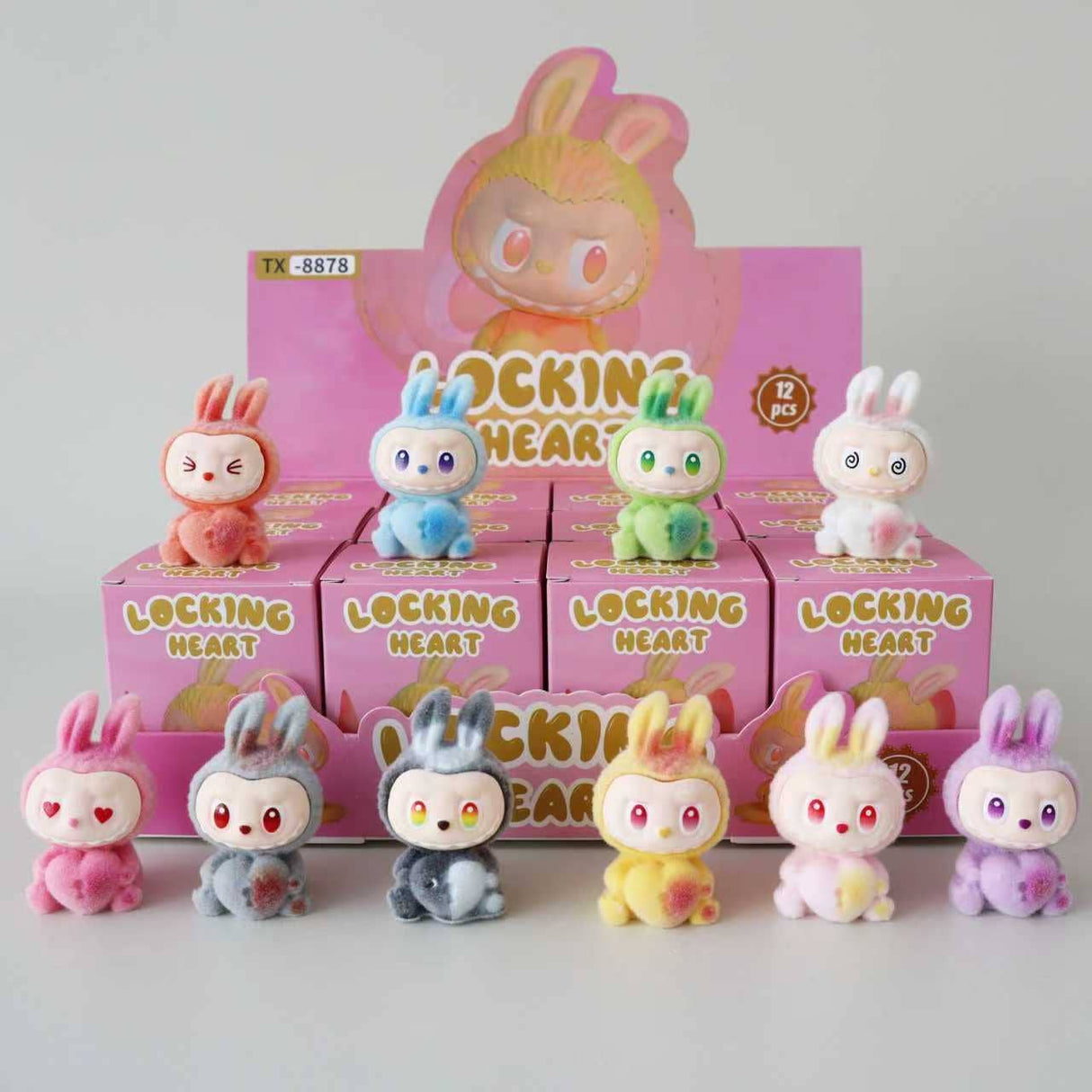 Christmas Flocked Vinyl Figure Collectible Toy Blind Box