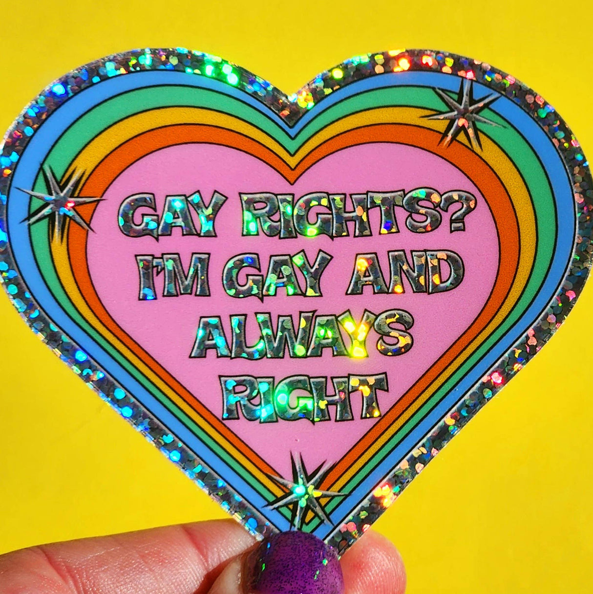 Gay Rights Funny Sticker