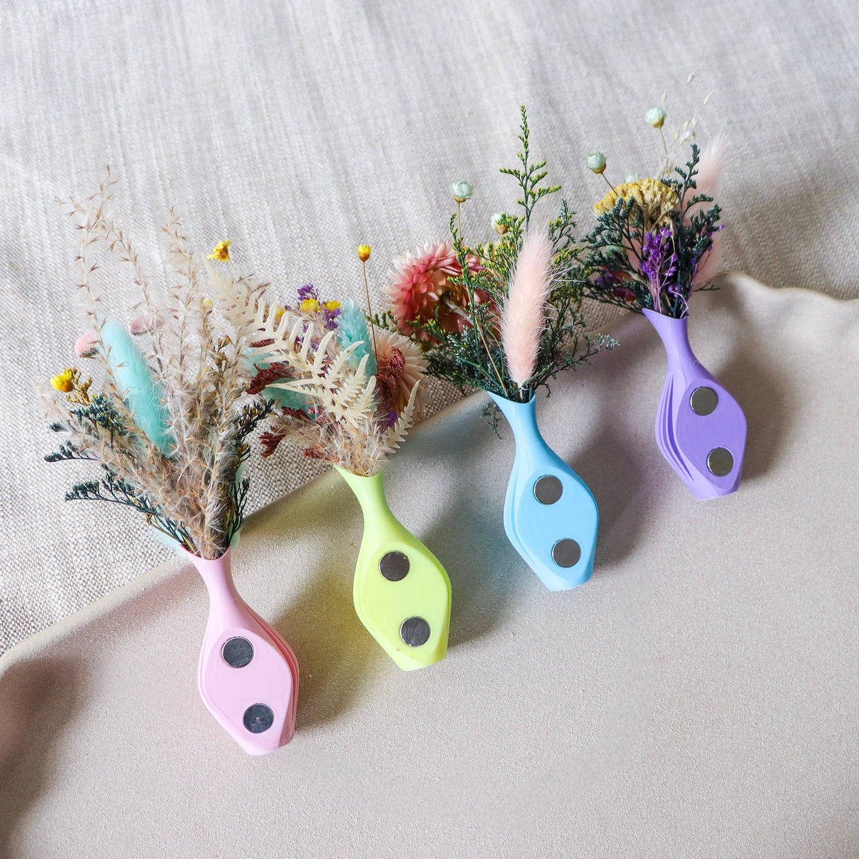 Pastel Bitty Bloom Magnets