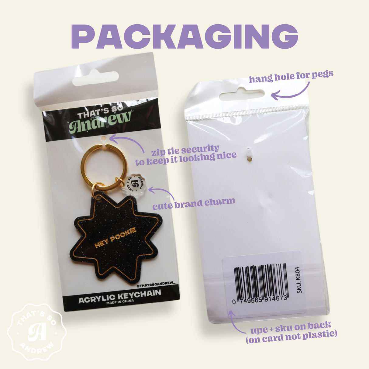 Admit One Gay Bitch - Funny Motel Keychain