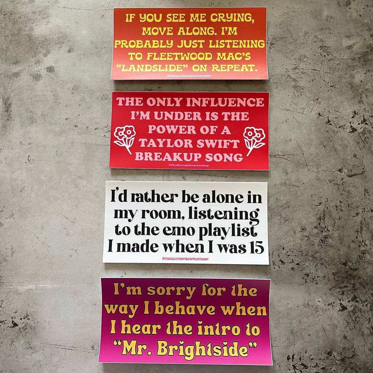Sorry for the way I behave Mr. Brightside Bumper Sticker