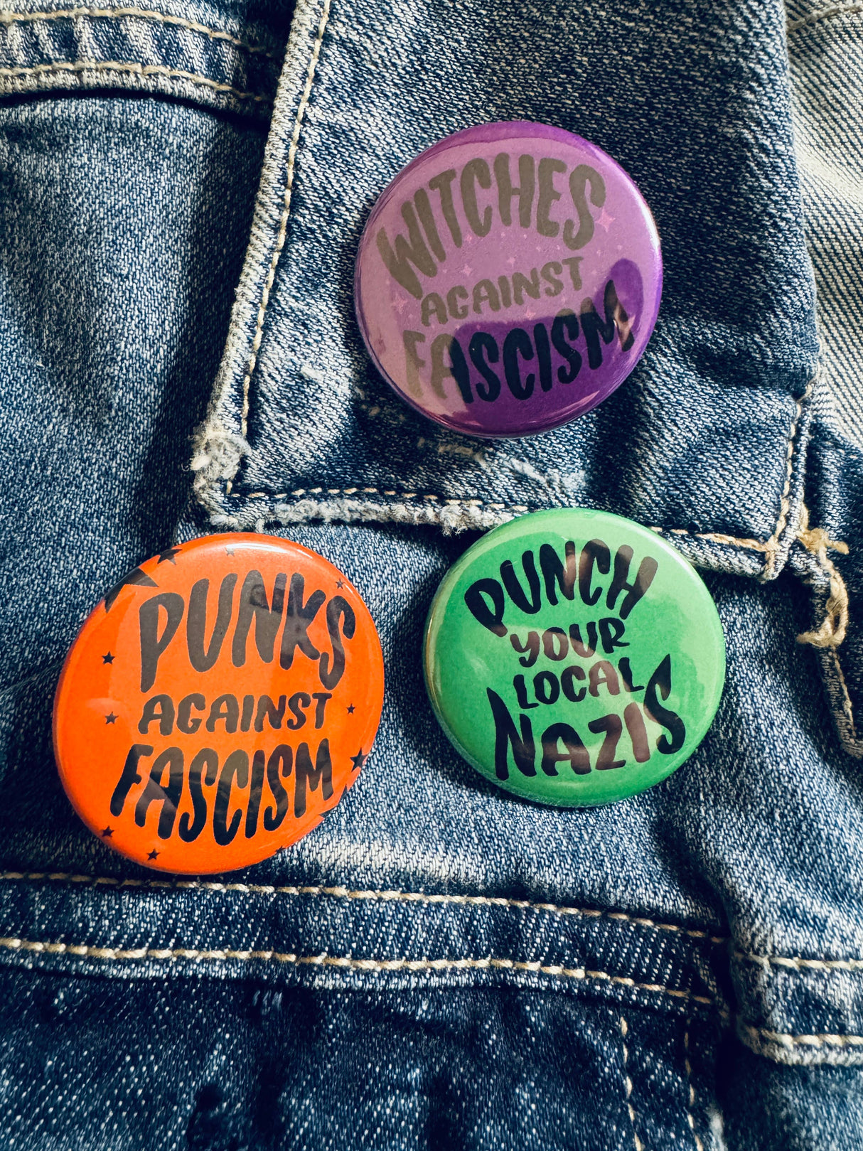 Punch Your Local Nazis 1.5" Pinback Button