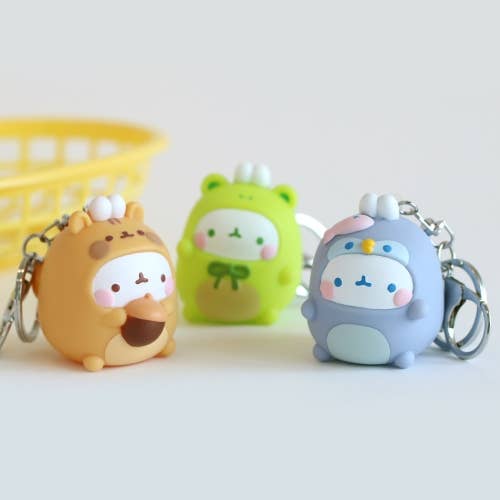 Molang Figure Keyring Bag Charms