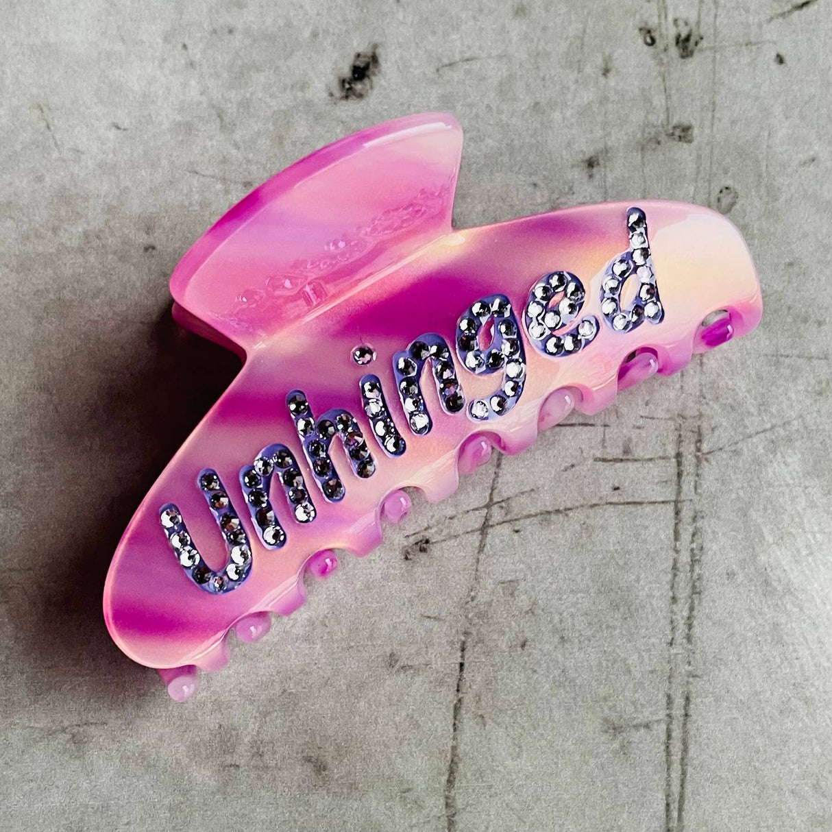 Unhinged Rhinestone Hair Claw