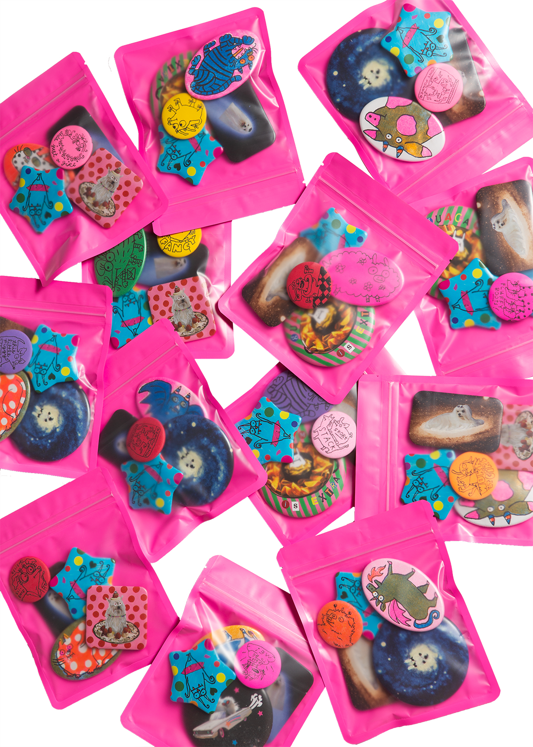 Chaos Mode Button Bag