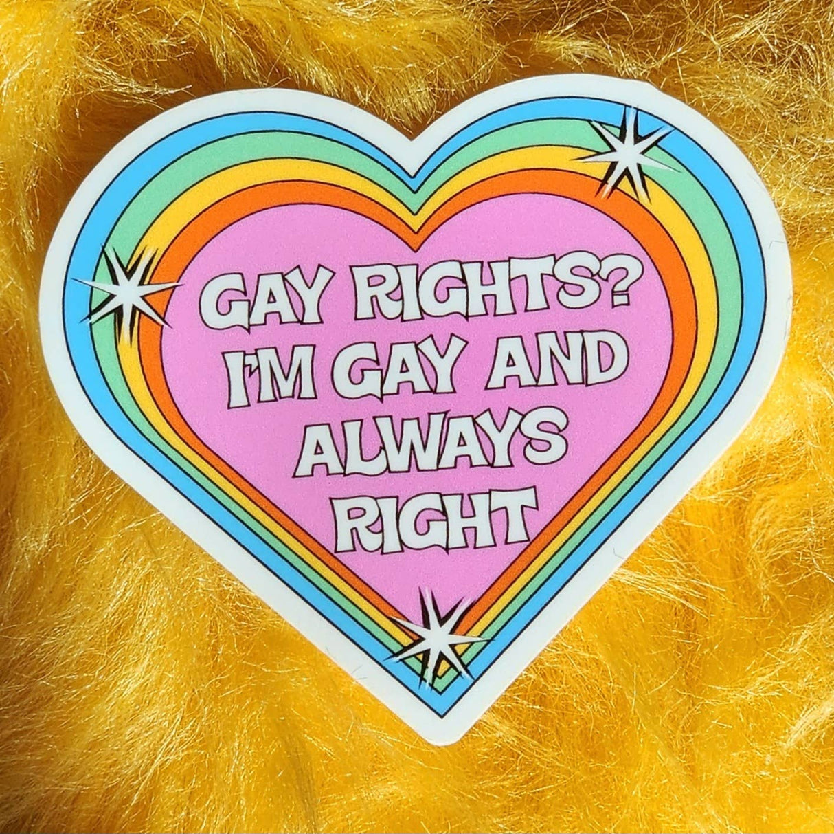 Gay Rights Funny Sticker