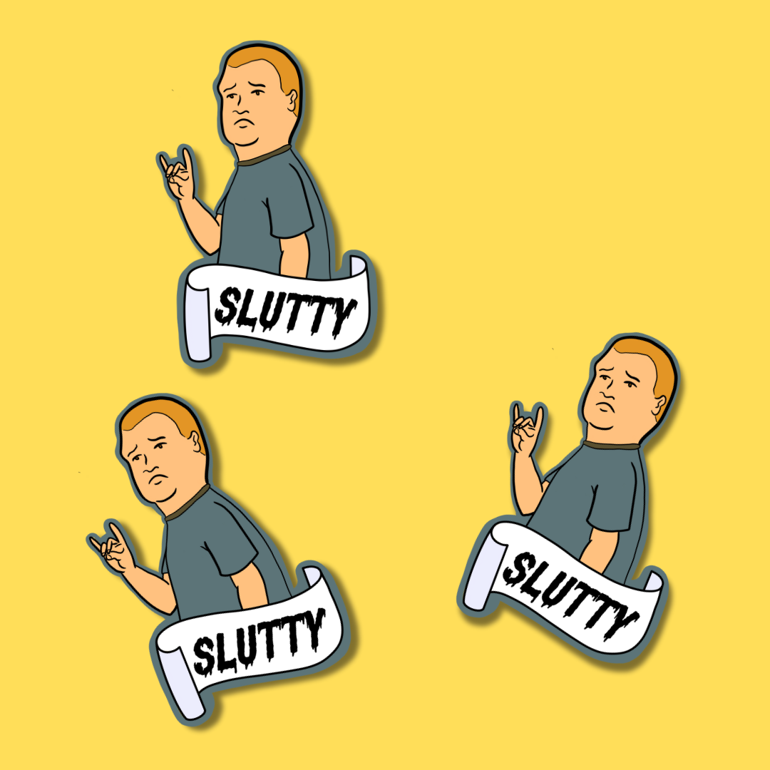 Slutty Bobby Sticker
