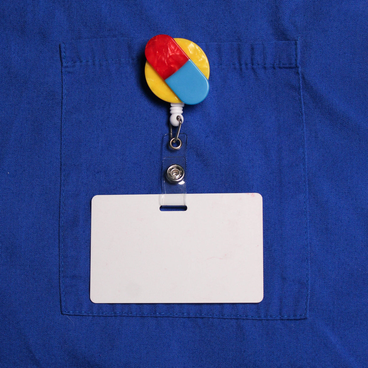 Pill Capsule Badge Reel