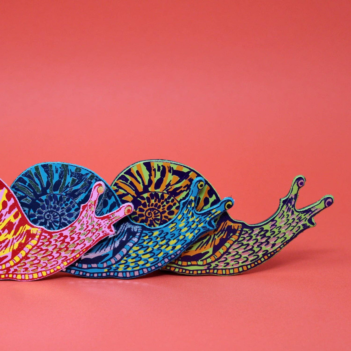 Leather Snail Magnet