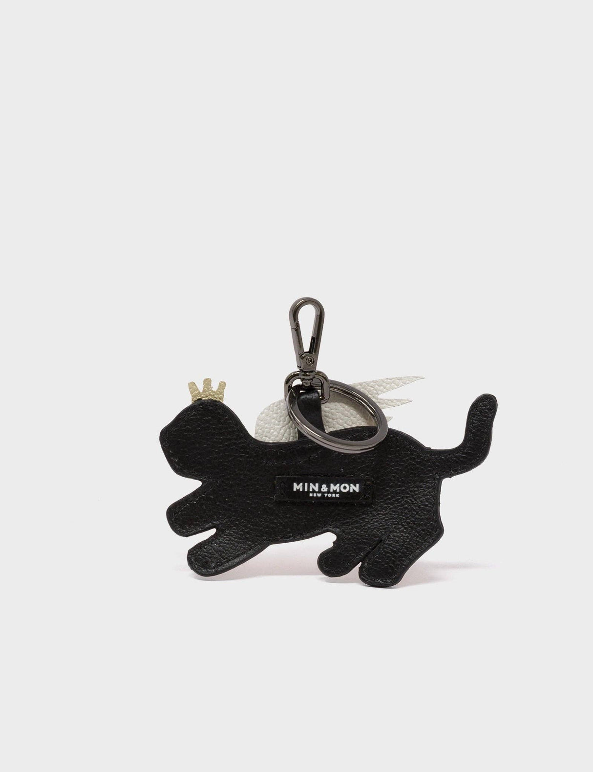 Theo the Tiger Yellow Leather Keychain
