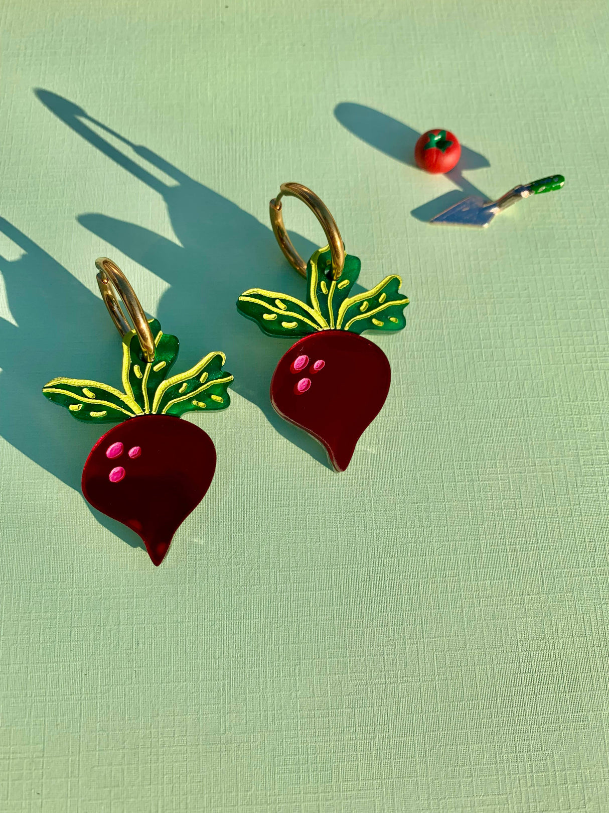 Just Beet It! Earrings