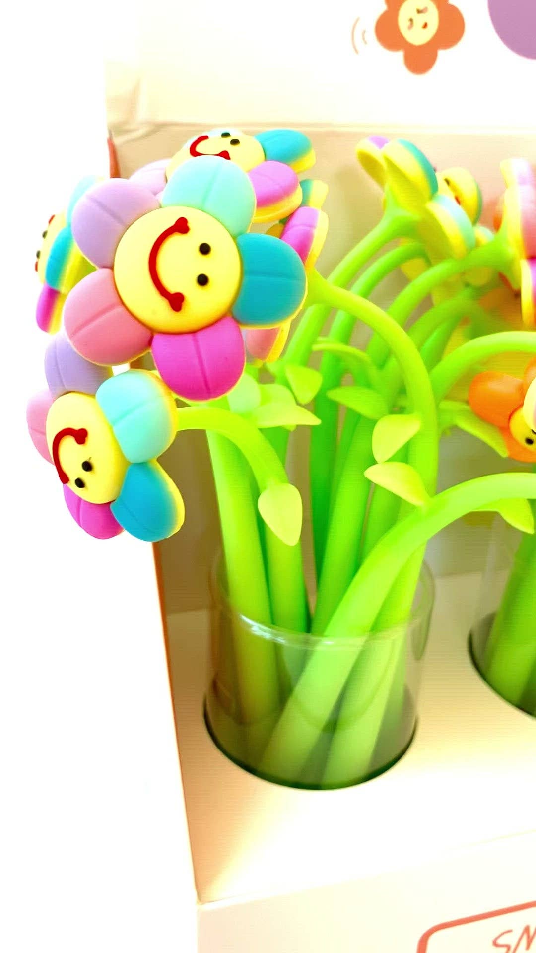 Smile Flower Wiggle Gel Pen