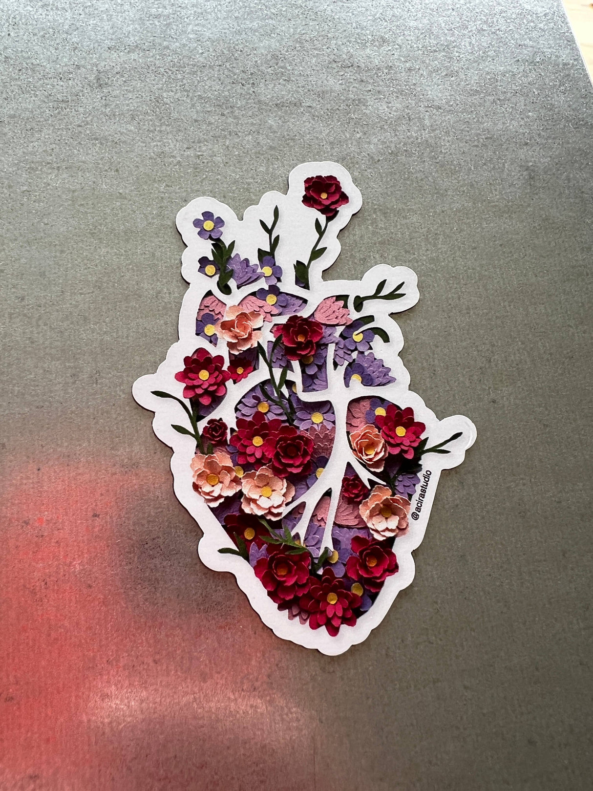 Blooming Heart Magnet