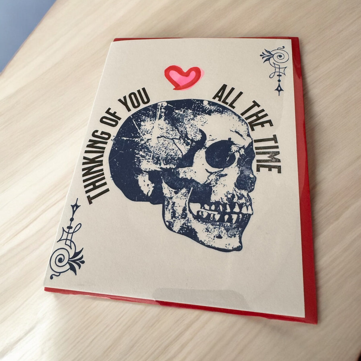 Thinking of You Handmade Letterpress Card