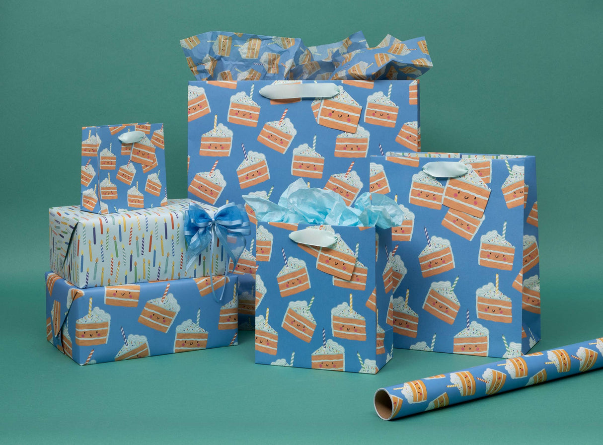 Small Cakey Blue Gift Bag