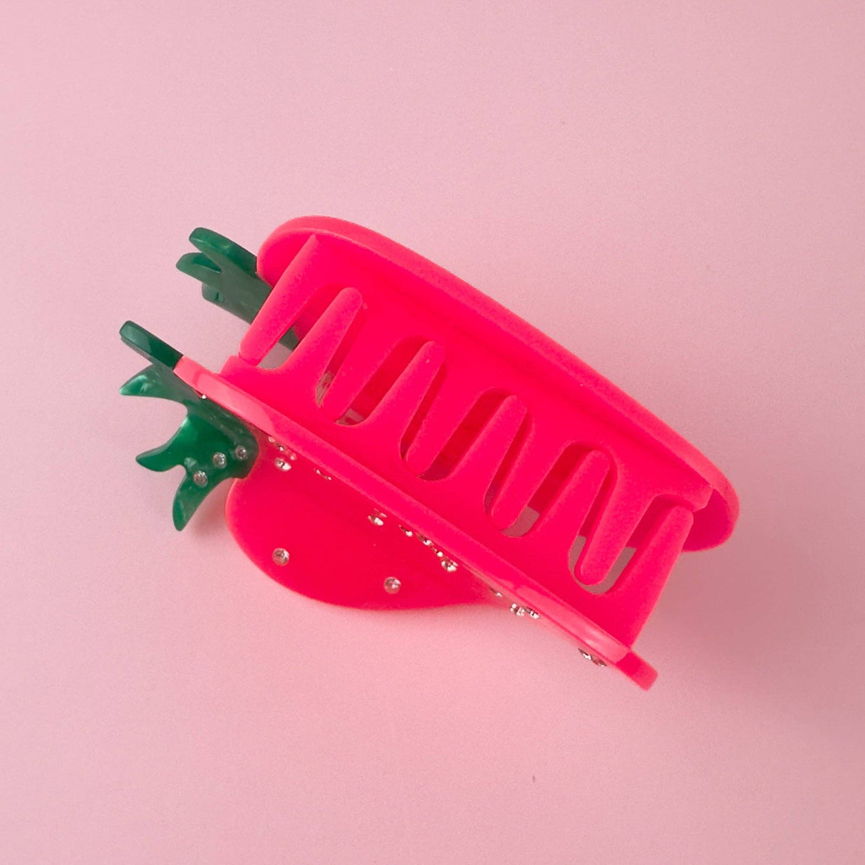 Neon Strawberry Hair Claw