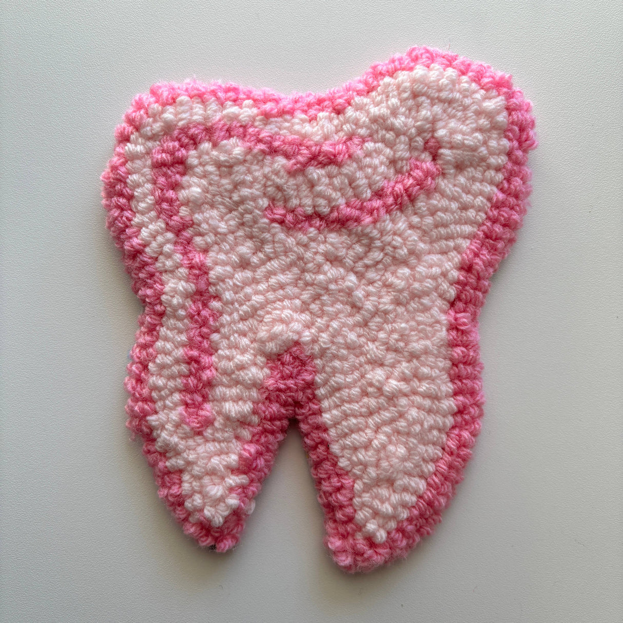 Hand Tufted Tooth Mug Rug