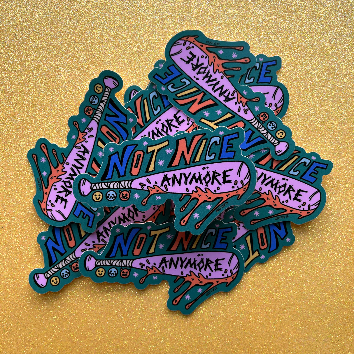 Not Nice Anymore Sticker