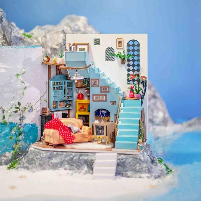 Rolife Joy's Peninsula Living Room DIY Mini House