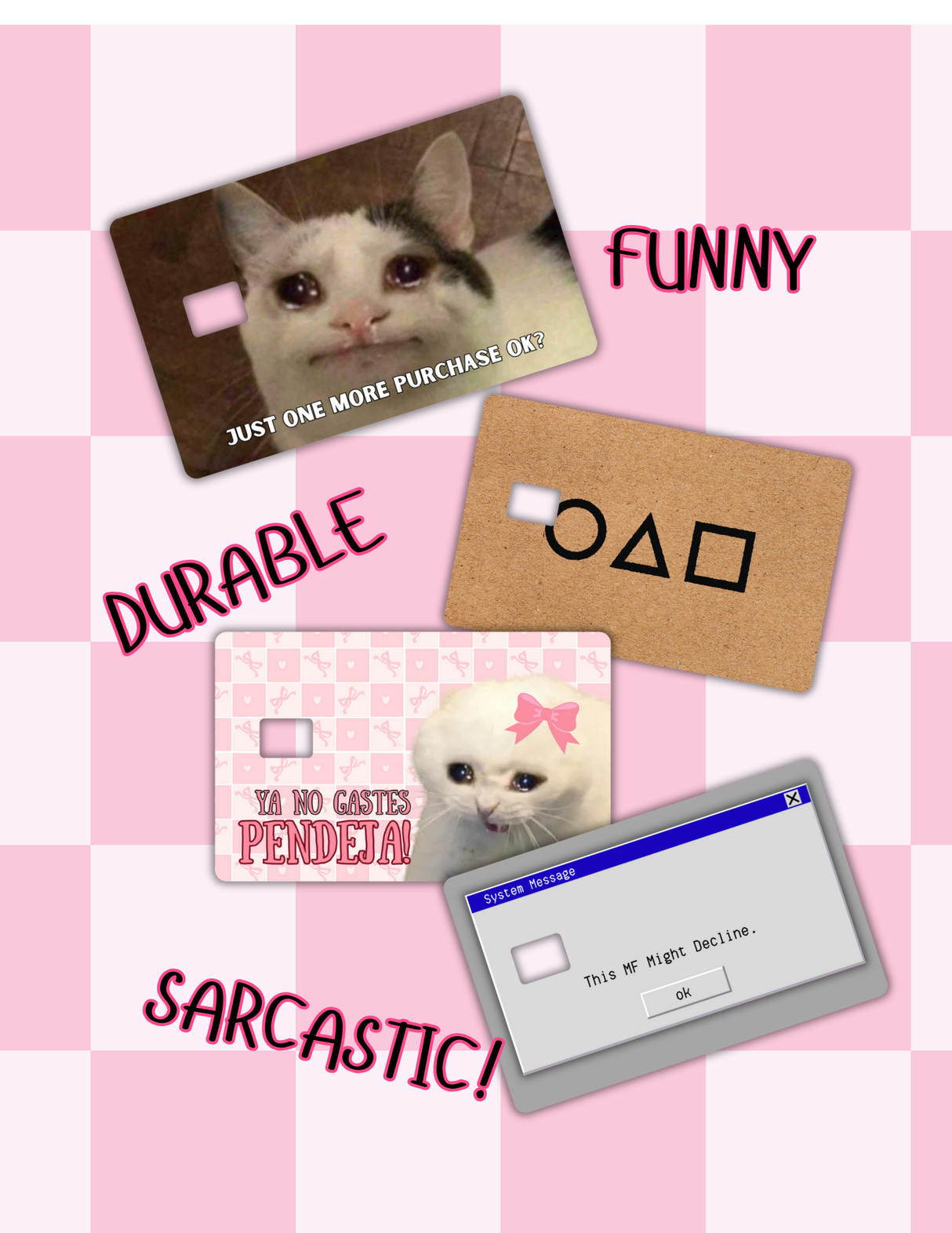 Pedro Pascal Credit Card Skin