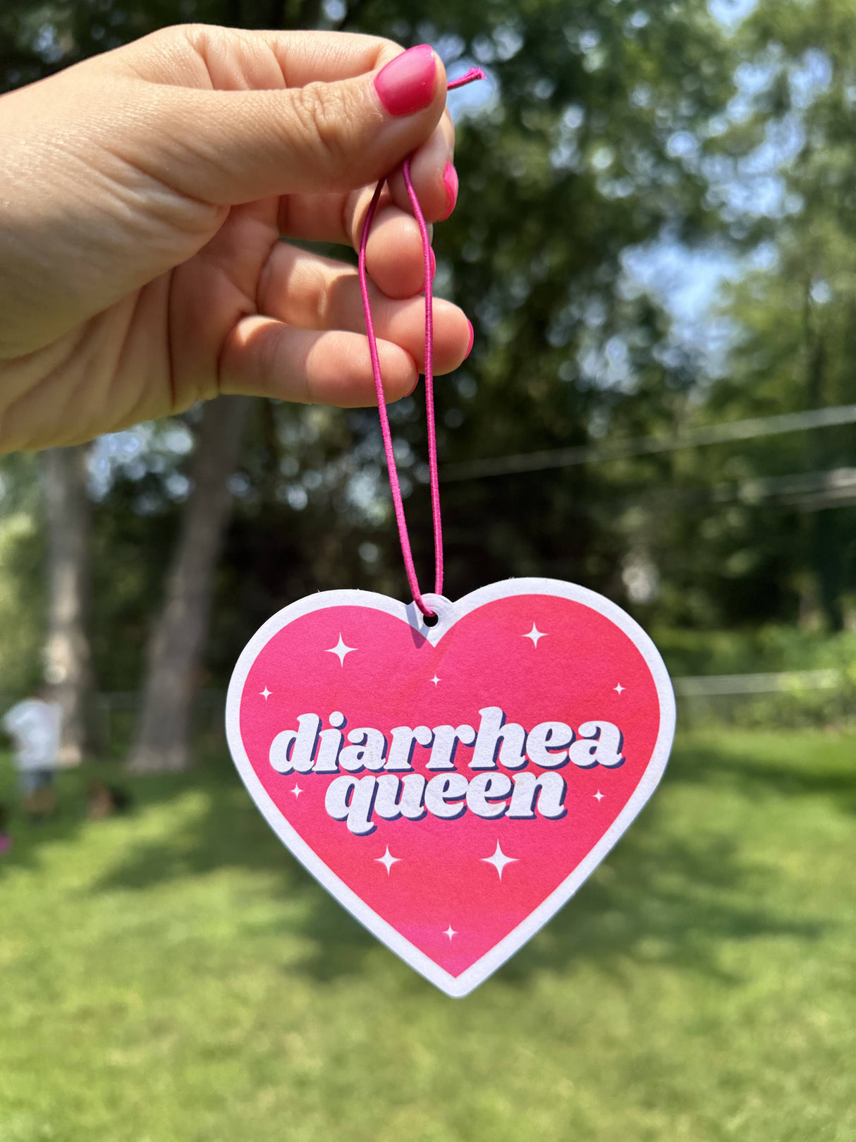 Diarrhea Queen Air Freshener - Rose Scented