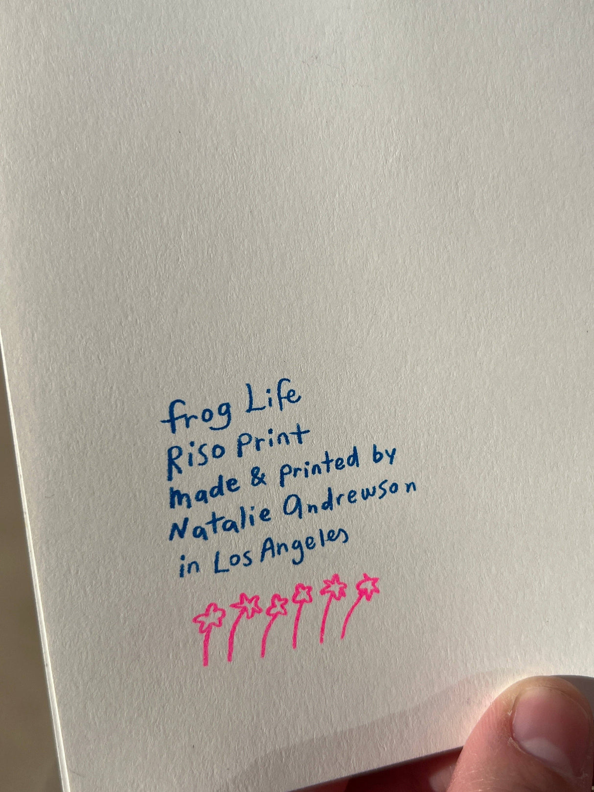 Wild Soul Risograph Birthday Card