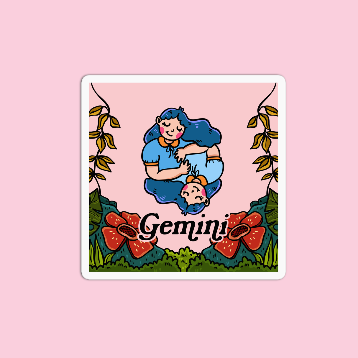 Gemini Vinyl Waterproof Sticker