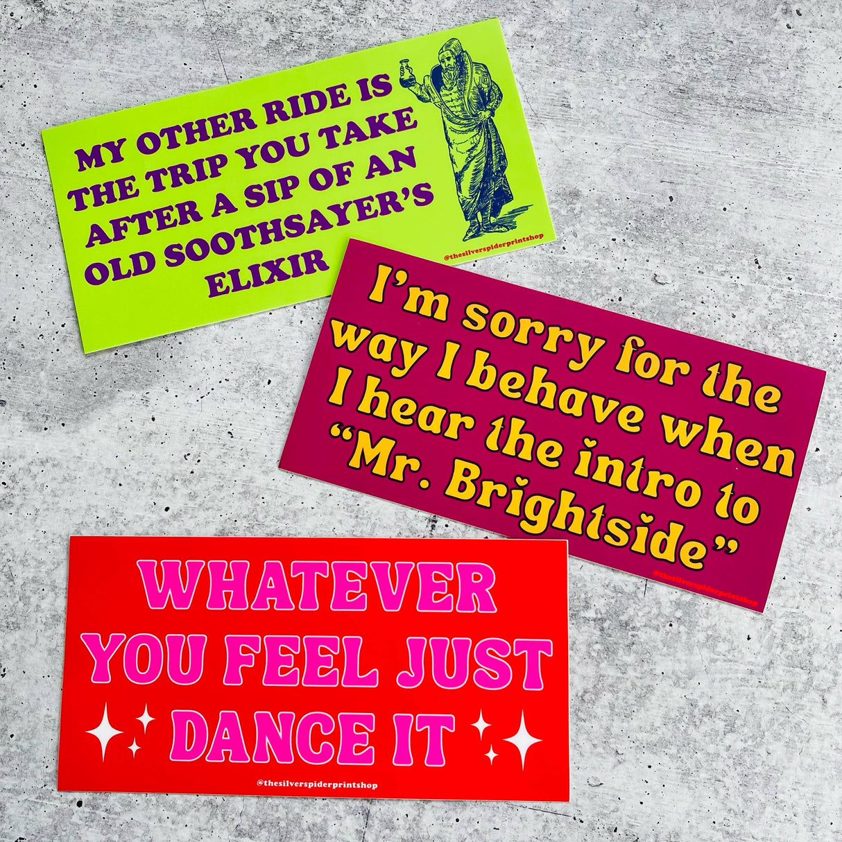 Sorry for the way I behave Mr. Brightside Bumper Sticker