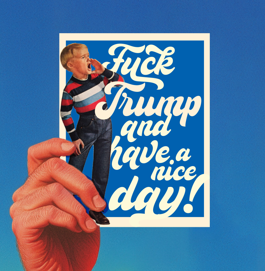 F*CK TRUMP Greeting Card