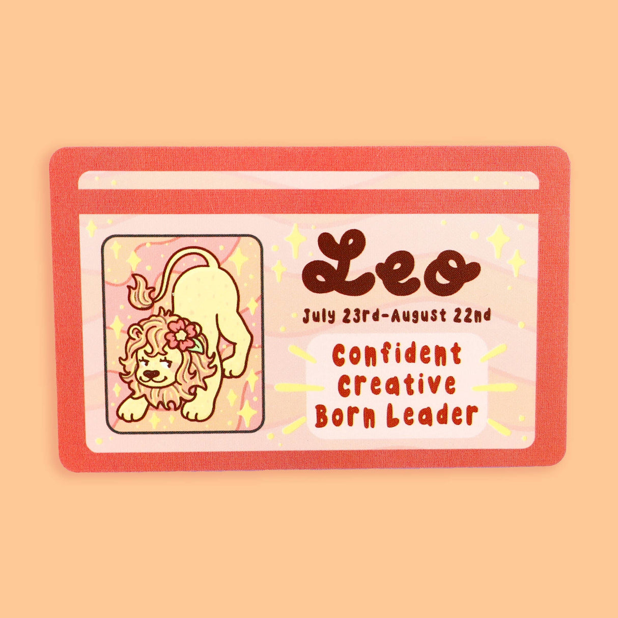Leo Zodiac Fake ID Drivers License