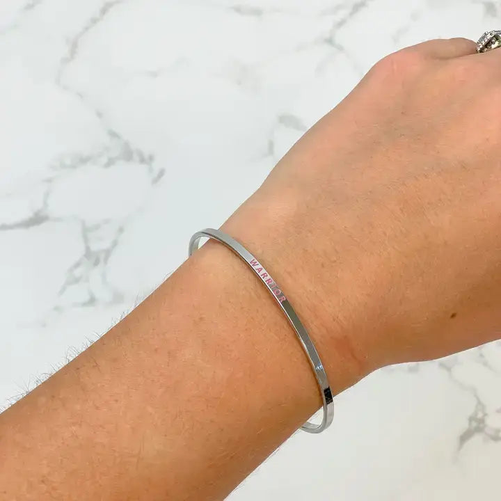 'Warrior' Sentiment Bracelets