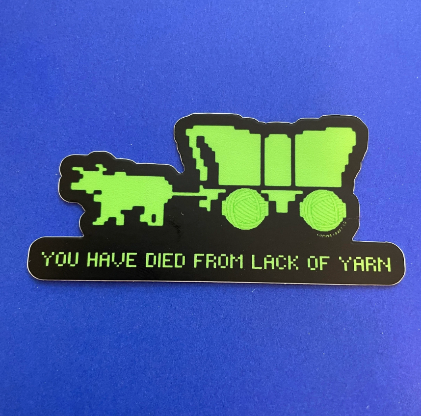 Oregon Trail Crafting Sticker