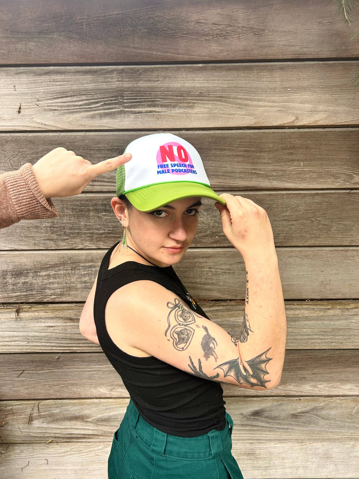 No Free Speech For Male Podcasters Hat