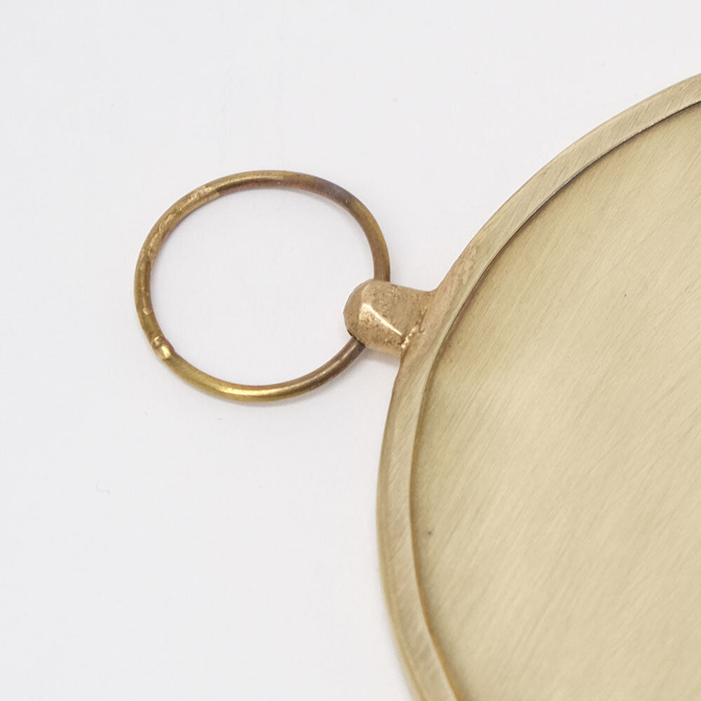 Handmade Brass Hand Mirror