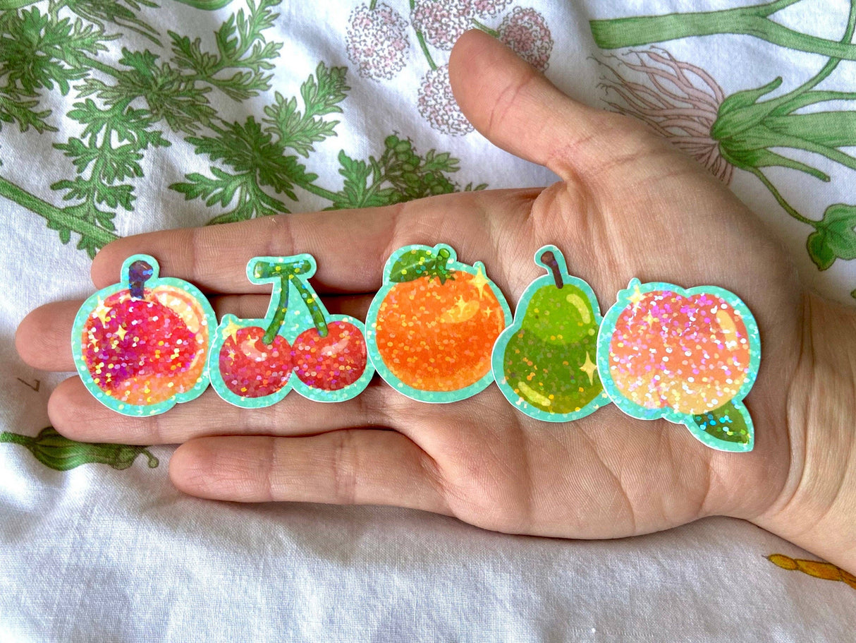 Mini Animal Crossing Fruit Sticker Packs