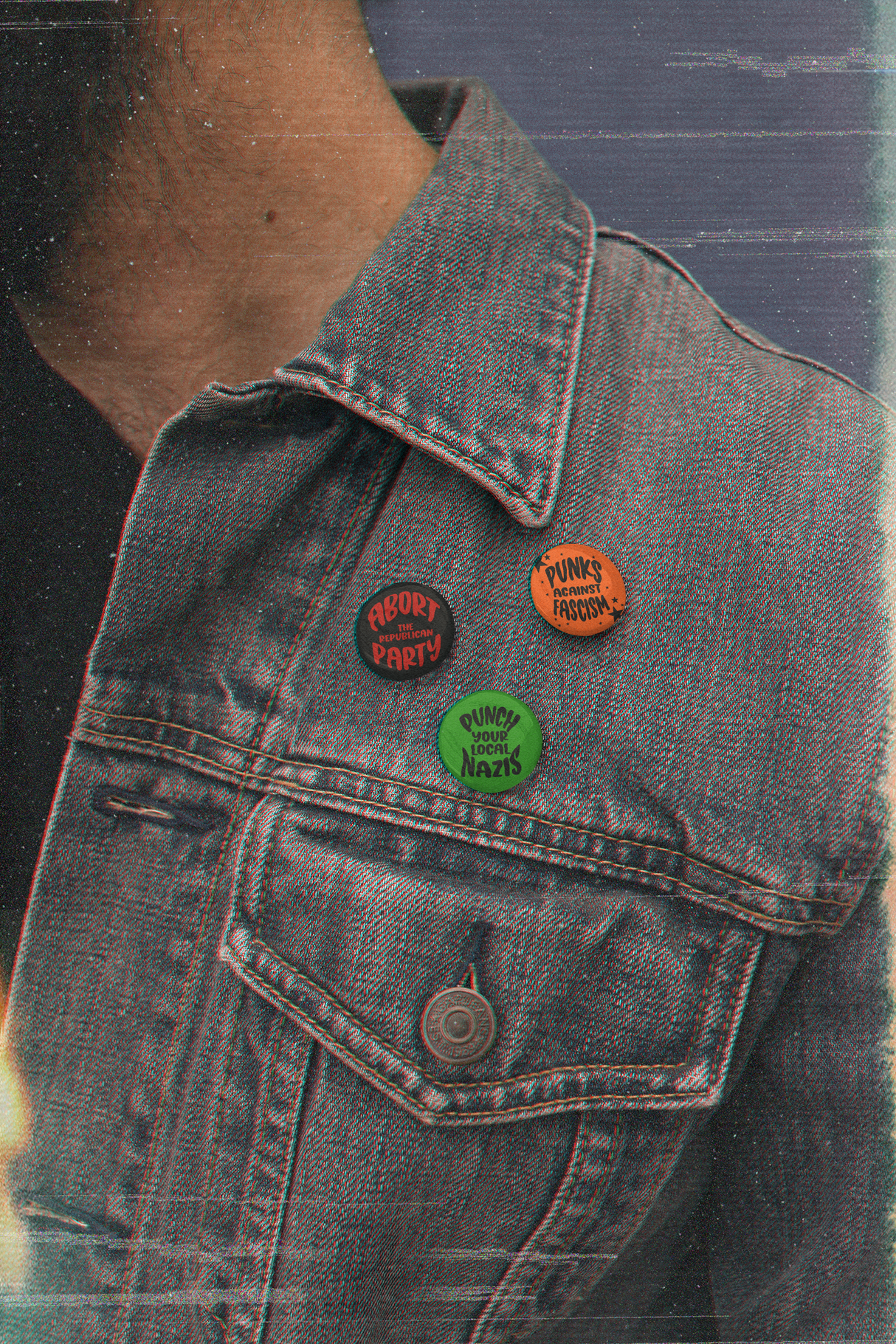 Punch Your Local Nazis 1.5" Pinback Button