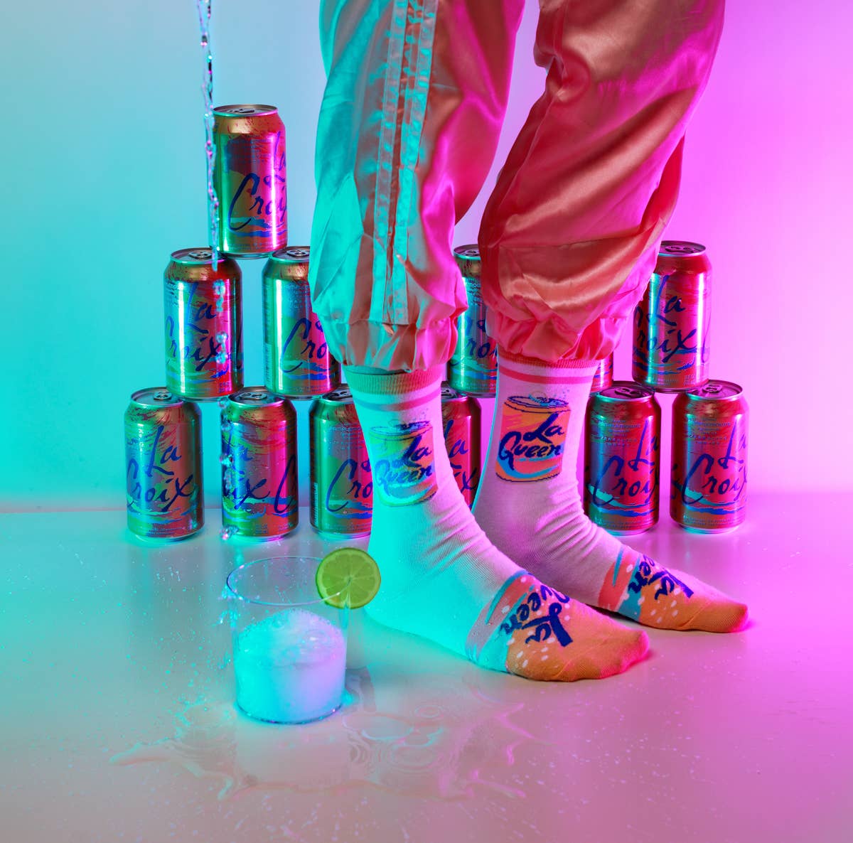 La Queen Crew Socks