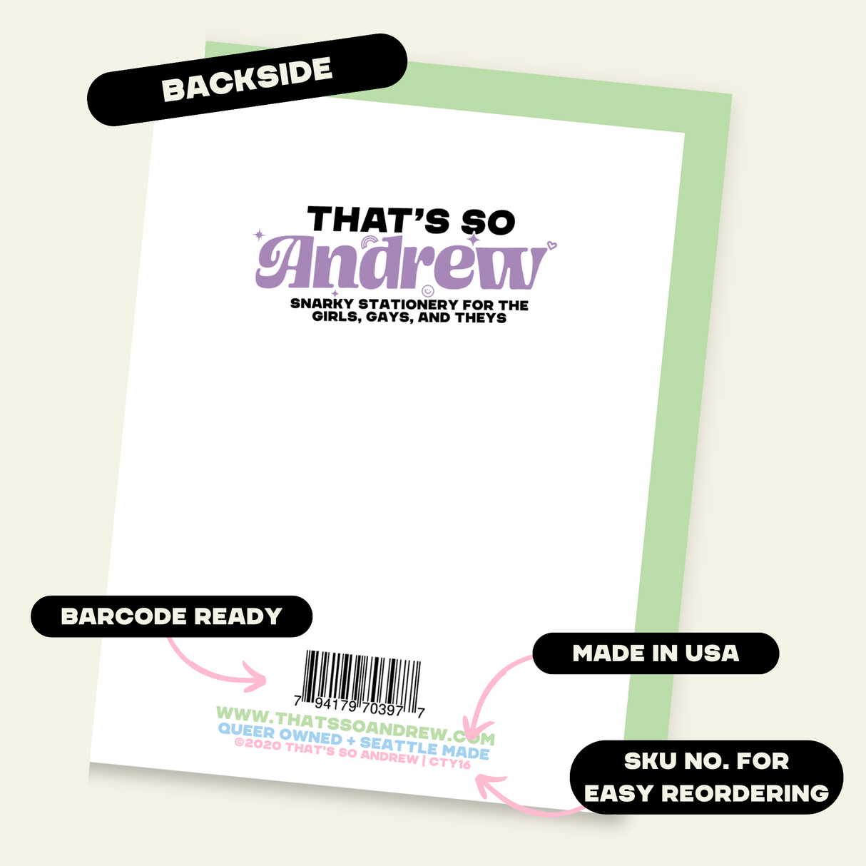 Making Dreams Come True & Shit Funny Congrats Card