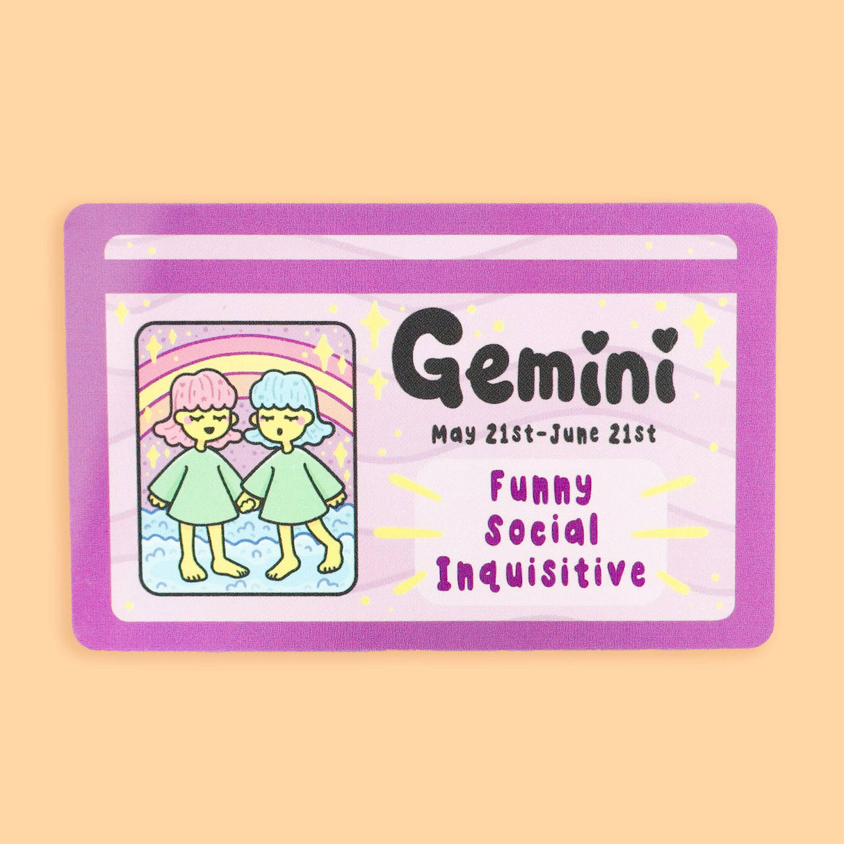 Gemini Zodiac Fake ID Drivers License