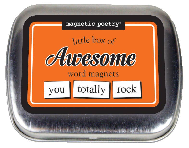 Little Box of Words Magnetic Poetry Kit