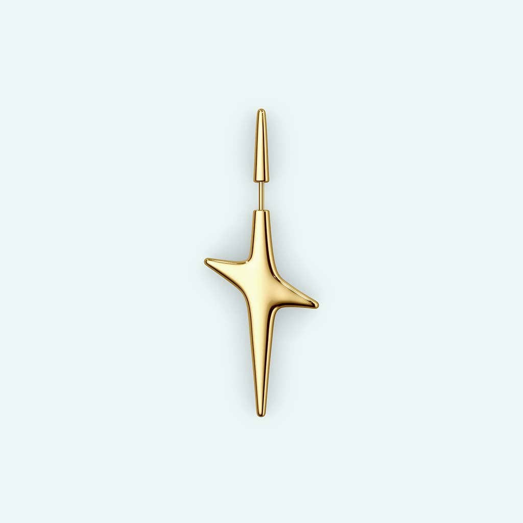 Mini Pierced Star Earring