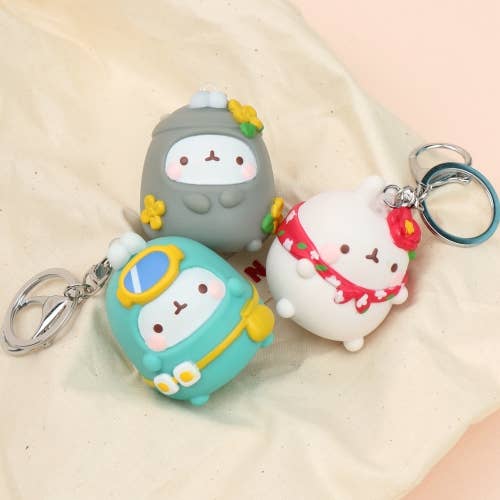 Molang Figure Keyring Bag Charms