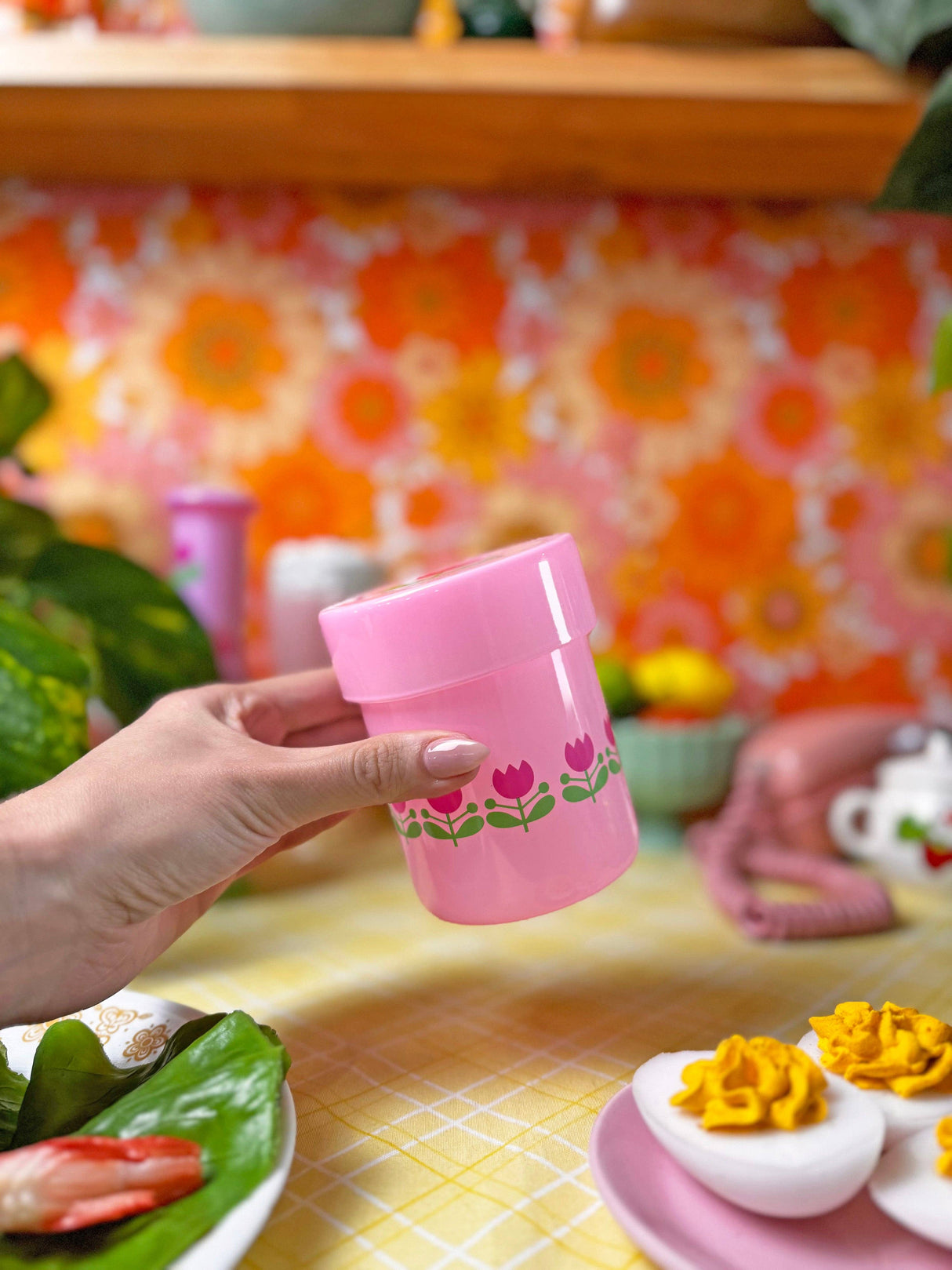 Atomic Tulip Jar
